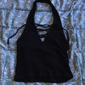 UO Black Crop Top